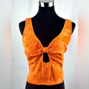 RETRO RESORT CROPPED TANK TOP